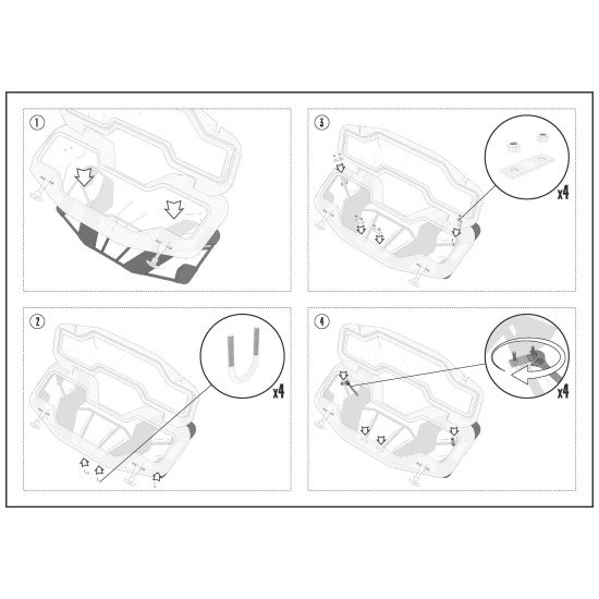 ATV Ön Çantası (CFMOTO CFORCE 450 2022-2025) ATV Ön Çantası (CFMOTO CFORCE 450 2022-2025)